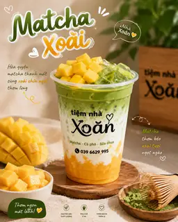 Hình ảnh matcha xoài