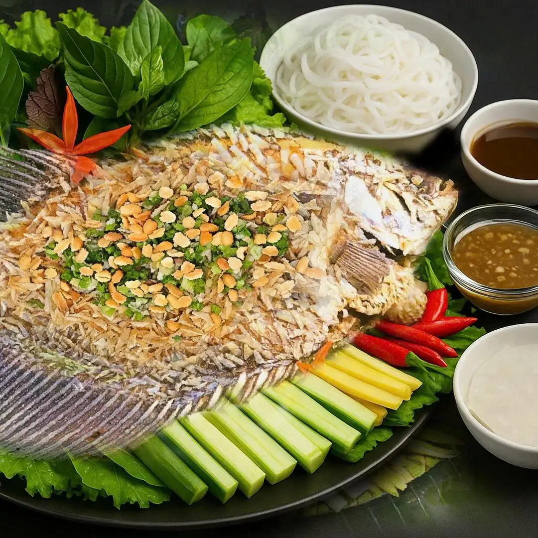 Hình ảnh Cá Tai Tượng Chiên Xù Giòn Rụm – Combo 2-3 Người | Đặc Sản Miền Tây