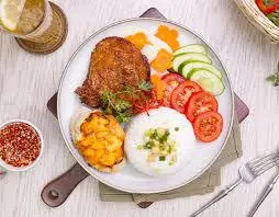 Hình ảnh Cơm Sườn - ốp la - lạc xưởng