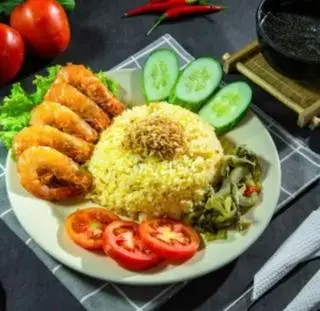 Hình ảnh Cơm tôm cháy tỏi