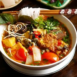 Hình ảnh Canh bún đầy đủ