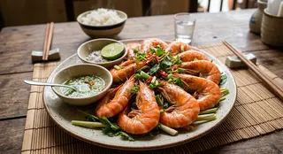 Hình ảnh Tôm sú hấp size 18-20 con/kg (300g)