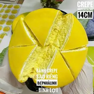 Hình ảnh BÁNH CREPE SẦU RIÊNG VỊ TRUYỀN THỐNG SIZE 14