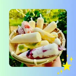 Hình ảnh Kem túi bơ chuối mít