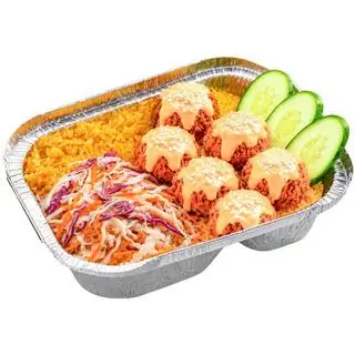 Hình ảnh Cơm gà sốt phô mai kem