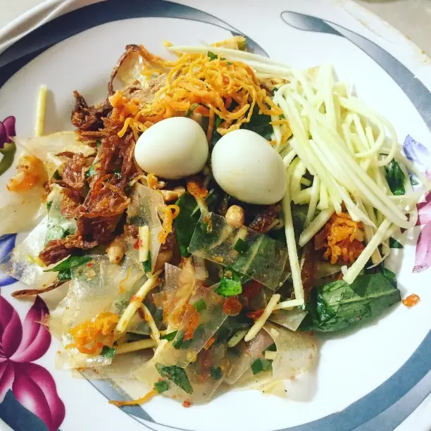 Hình ảnh Bánh Tráng Dẻo Trộn