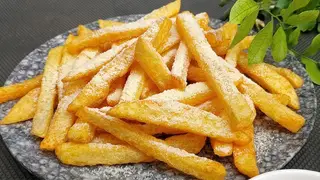 Hình ảnh Khoai tây chiên rắc bột tỏi