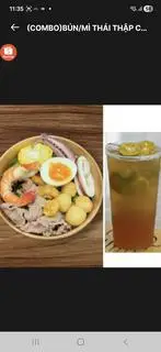 Hình ảnh (COMBO)BÚN/MÌ THÁI THẬP CẨM VÀ TRÀ TẮC