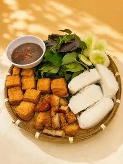 Hình ảnh Bún đậu cua sụn + nem