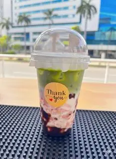 Hình ảnh Matcha việt quất