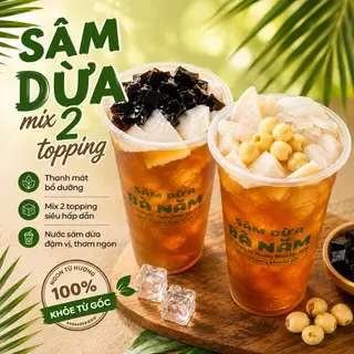 Hình ảnh Sâm dừa mix topping