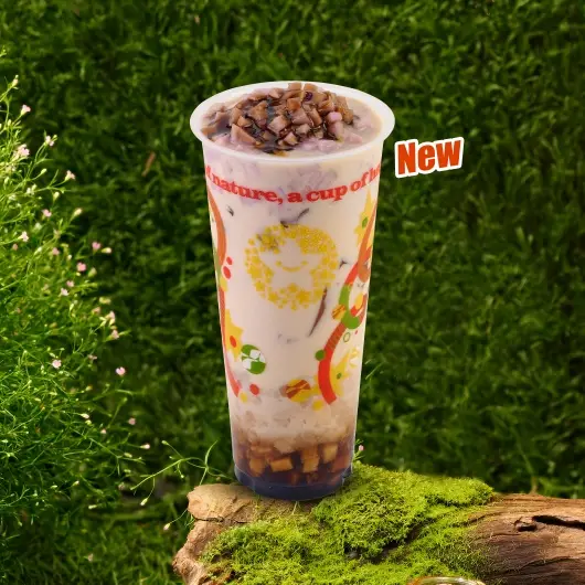 Hình ảnh trà sữa khoai môn đường hổ