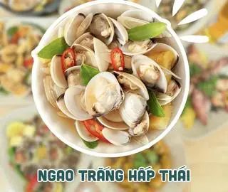 Hình ảnh Ngao Trắng Hấp Thái