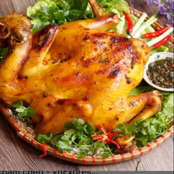 Hình ảnh Gà nướng không ớt 2Con kèm 2ly trà tắc 