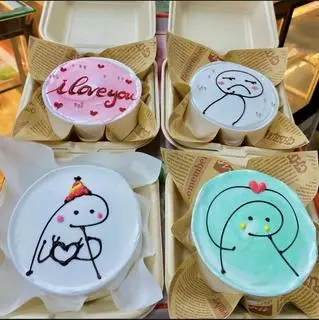 Hình ảnh Bánh kem Bento Hàn Quốc ngọt ngào 