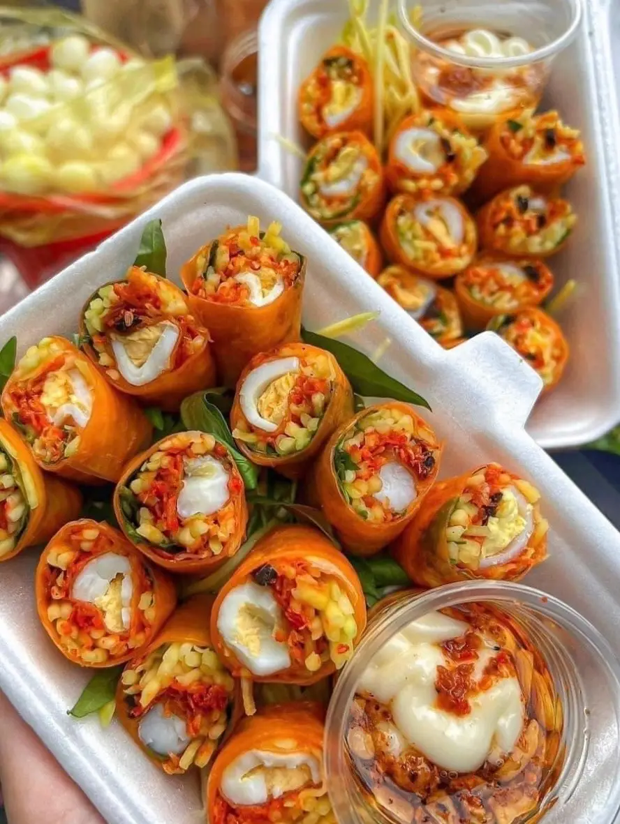 Hình ảnh Bánh tráng cuộn bơ