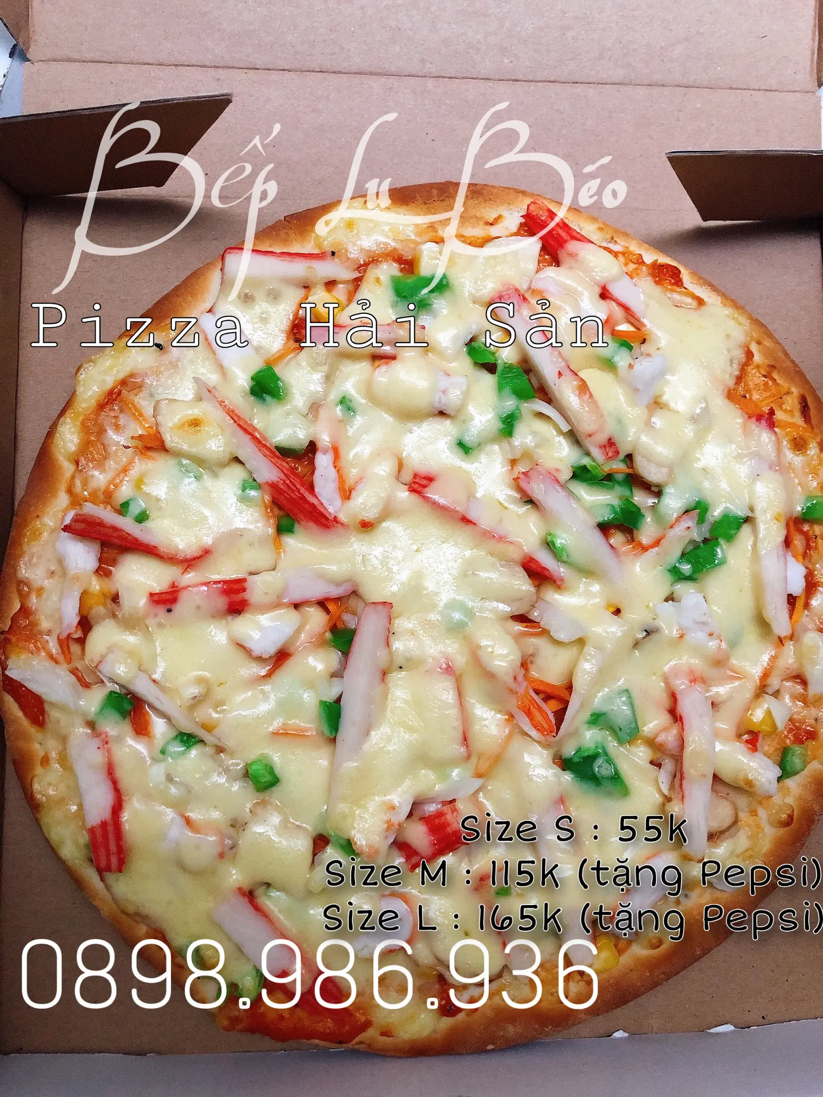 Hình ảnh Pizza hải sản (16cm)