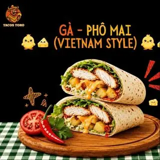 Hình ảnh Tacos gà phô mai