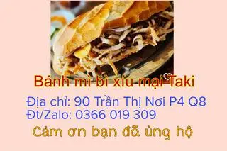 Hình ảnh Bánh mì bì + xiú mại size S