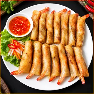 Hình ảnh Chả ram tôm đất hương quê 25 cuốn