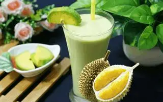 Hình ảnh Sinh tố bơ - sầu riêng
