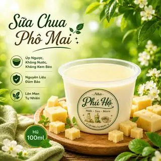 Hình ảnh Sữa Chua Phô Mai - Hũ 100ml