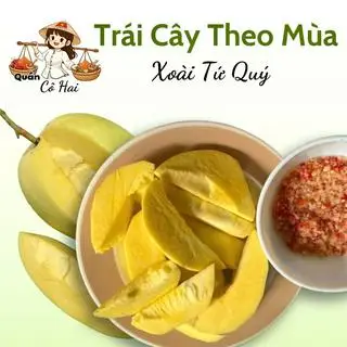 Hình ảnh Xoài Tứ Quý + Muối Tây Ninh