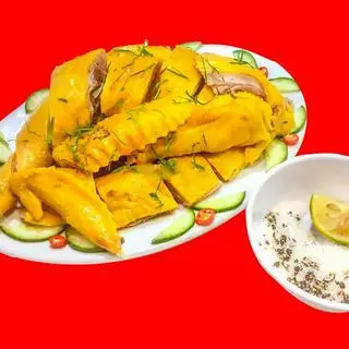 Hình ảnh Gà hấp lá chanh 1 con