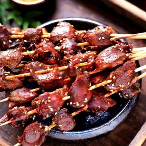 Hình ảnh Xiên mề gà nướng