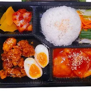 Hình ảnh Set cơm Hàn Quốc Gà Rán 