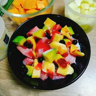 Hình ảnh Sữa chua hoa quả