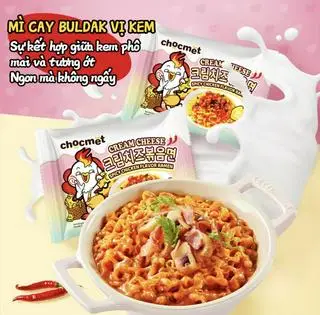 Hình ảnh Mì cay Buldak vị kem