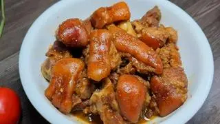 Hình ảnh Cơm giả cầy - kèm chả lem món xào canh hằng ngày