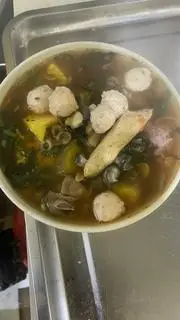 Hình ảnh bún ốc nhỏ bò giò mọc