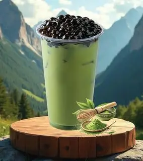Hình ảnh Trà sữa Thái xanh