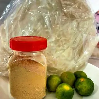 Hình ảnh Combo 3 món bánh tráng rìa dẻo loại ngon 500g - muối 100g - tắc
