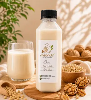 Hình ảnh Sữa Óc Chó Đậu Nành