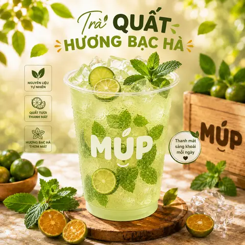 Hình ảnh Trà Quất Bạc Hà