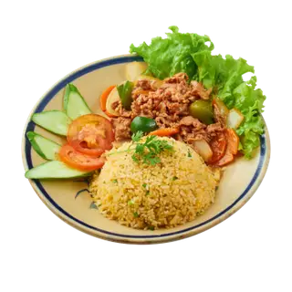 Hình ảnh cơm xào bò