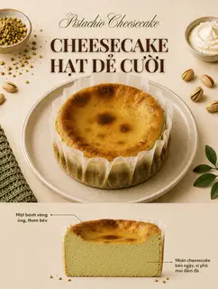 Hình ảnh CheeseCake Hạt Dẻ Cười