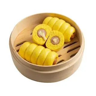 Hình ảnh Bánh Bao Cuộn Xúc Xích Phô Mai 100g