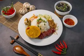 Hình ảnh Cơm Lạp Xưởng - Bì - Mắm Chưng