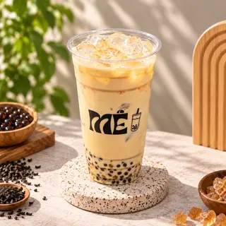 Hình ảnh Trà sữa oloong nguyên lá