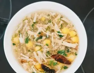 Hình ảnh Súp Gà Nhiều Nấm