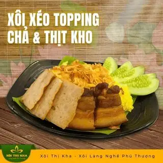Hình ảnh Xôi xéo thịt + chả kho