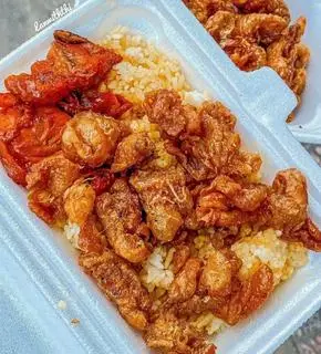 Hình ảnh CƠM GÀ DA GIÒN (chỉ da)