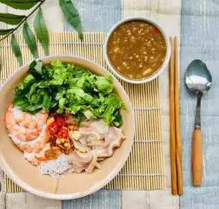 Hình ảnh Bún mắm nêm Tôm Thịt 