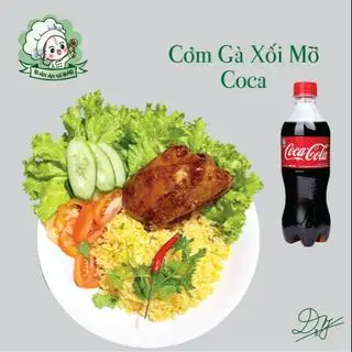Hình ảnh Combo Cơm Gà Sốt Mỡ + Coca Chai