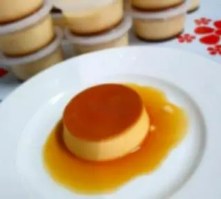 Hình ảnh Dừa dầm flan sầu riêng