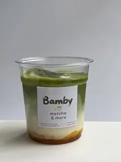 Hình ảnh Mango matcha latte - xoài